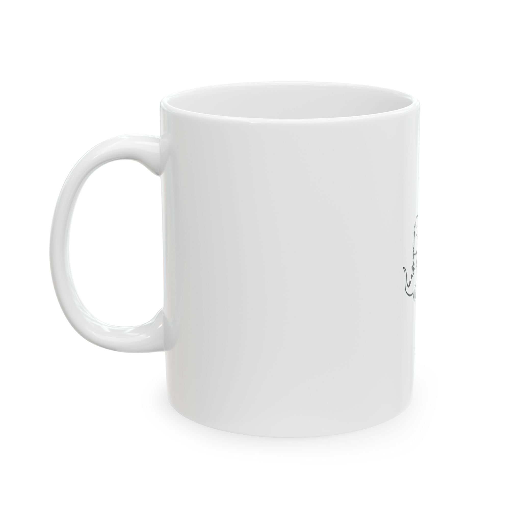 Caffeine-saurus Ceramic Mug