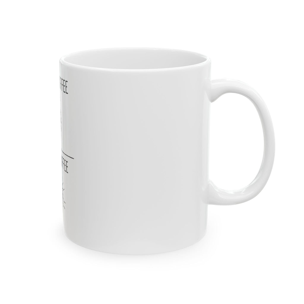 Before Coffee After Coffee Mug