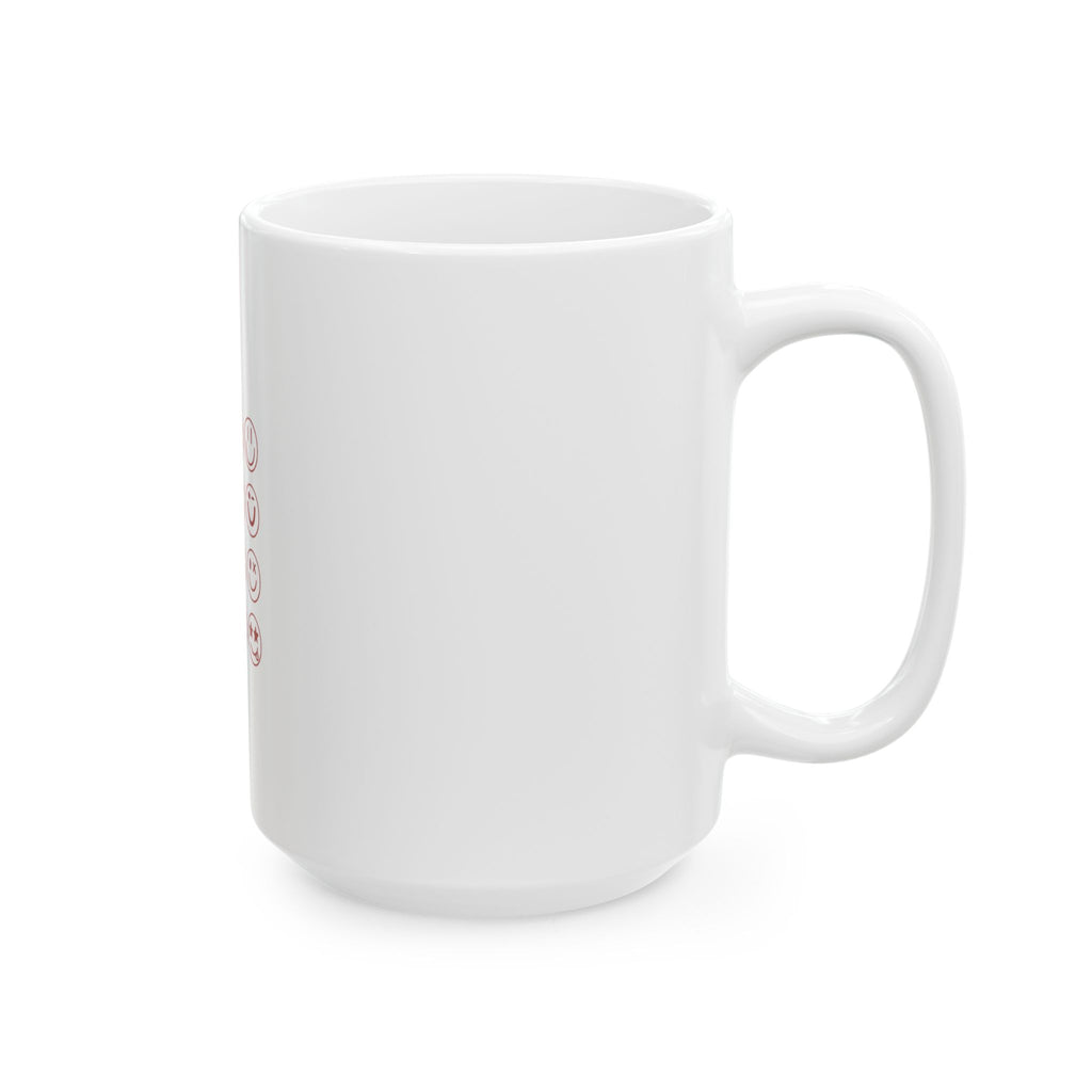 Emoji Grid Ceramic Mug