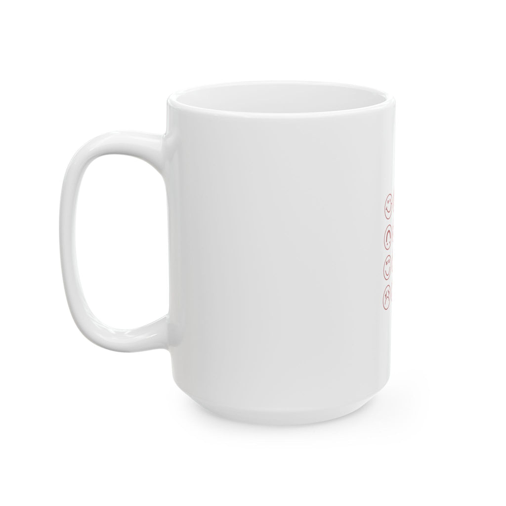 Emoji Grid Ceramic Mug