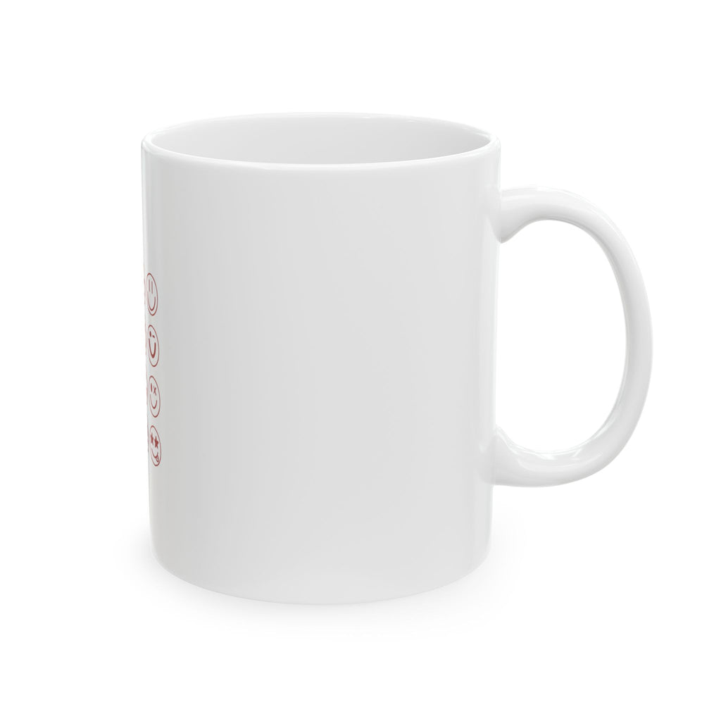 Emoji Grid Ceramic Mug