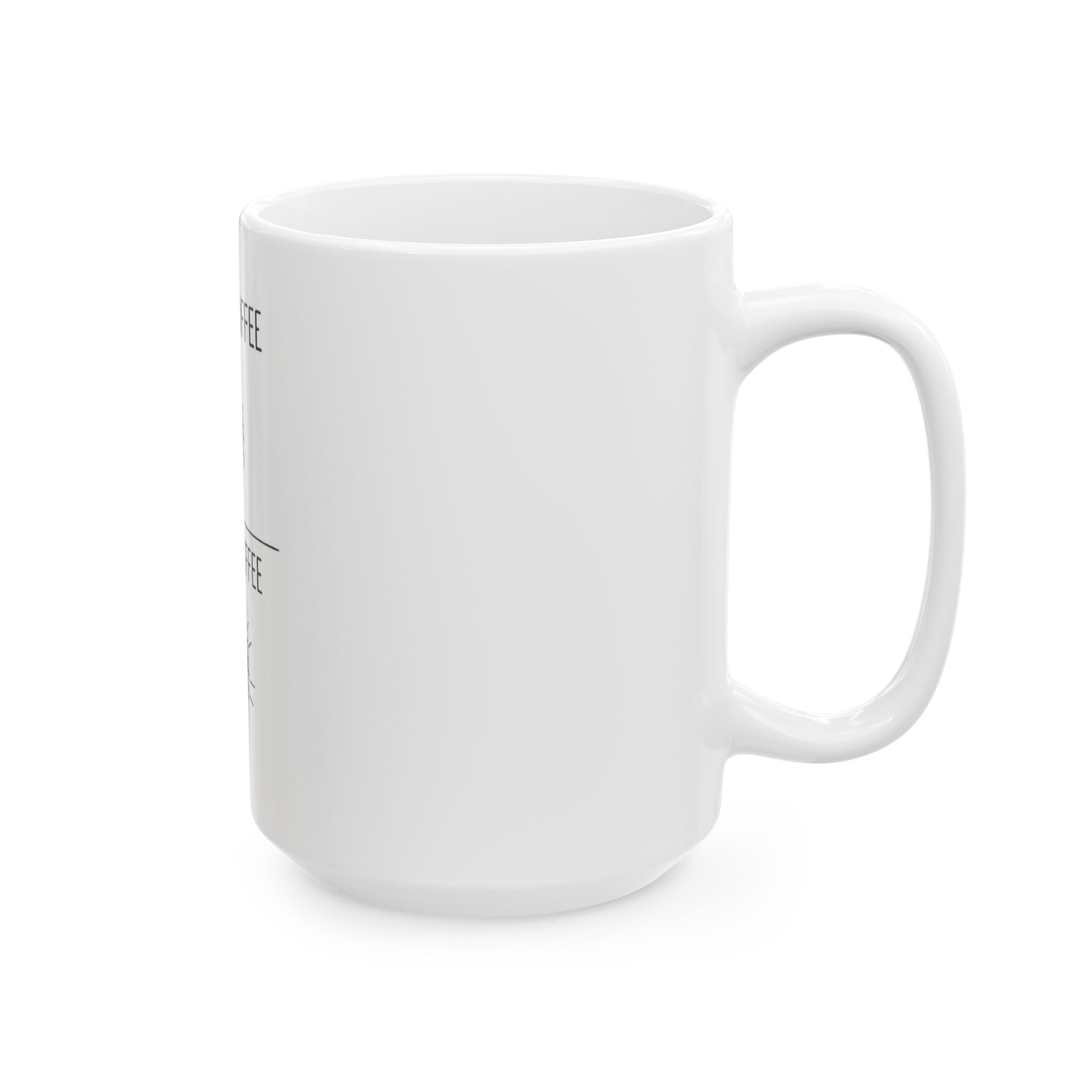 Before Coffee After Coffee Mug