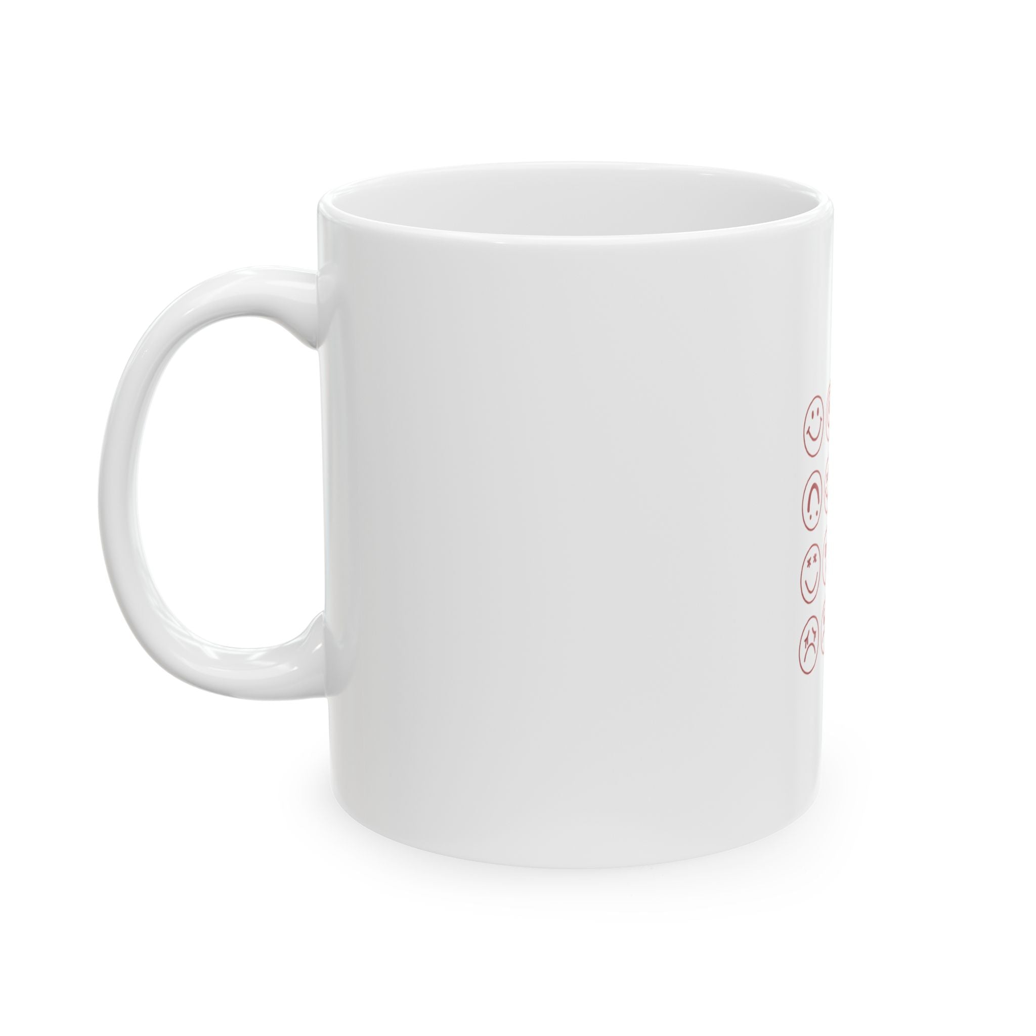 Emoji Grid Ceramic Mug