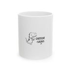 Caffeine-saurus Ceramic Mug